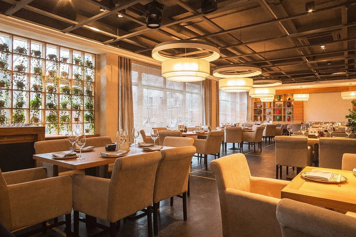 The dining room
